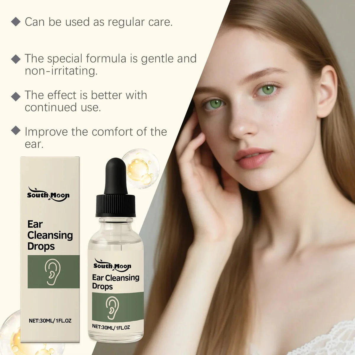 South Moon Ear Wax Clean Drops