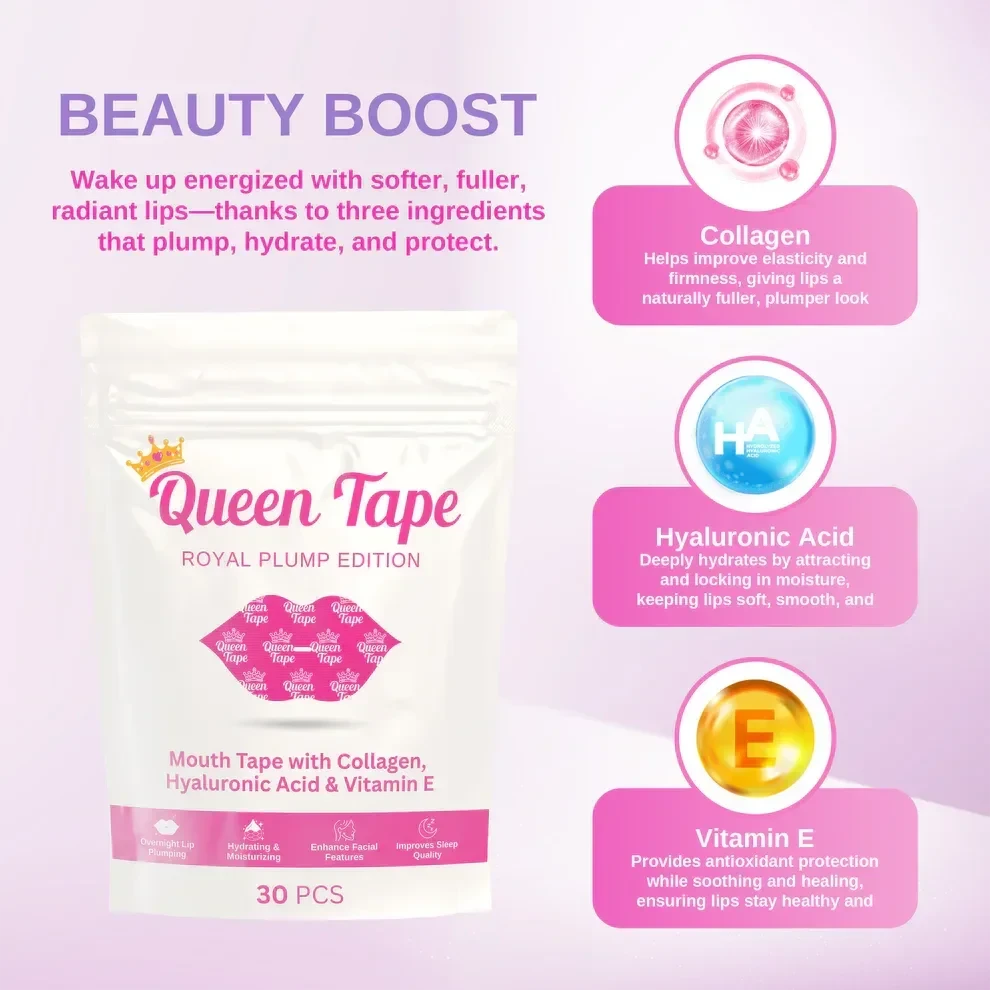Queen Hydrating Collagen Mouth Tape - Gleamify