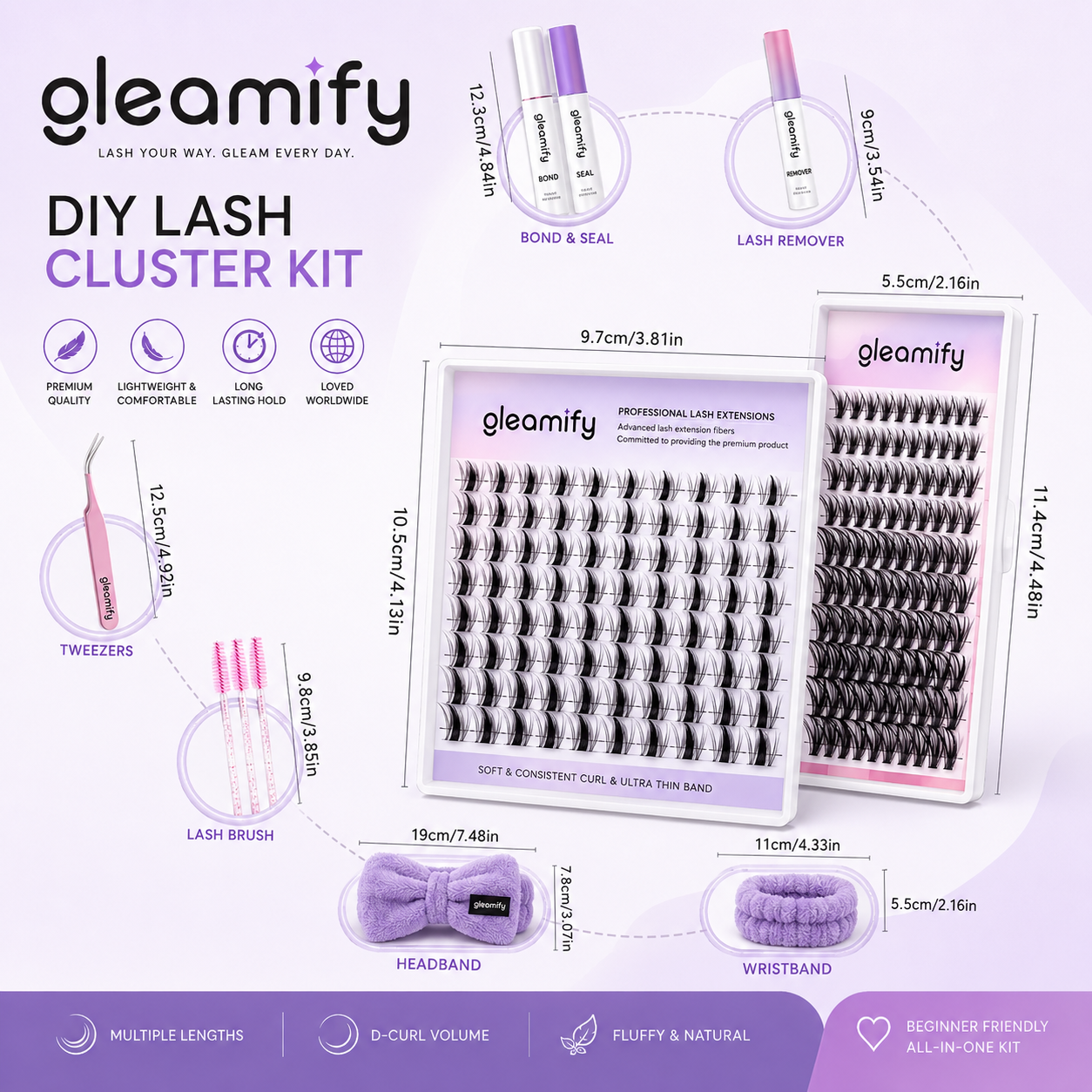 Gleamify Lash Studio Kit