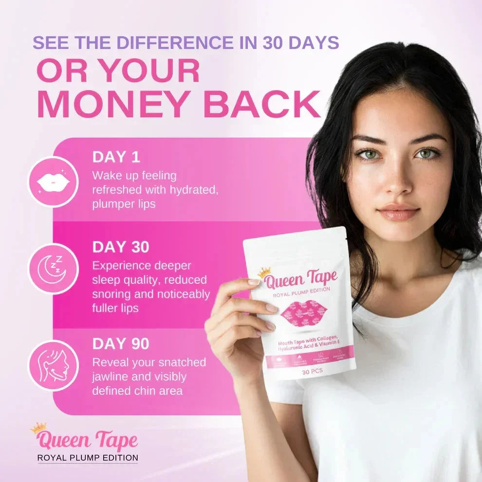 Queen Hydrating Collagen Mouth Tape - Gleamify